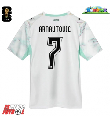 Austria Marko Arnautovic #7 Segunda Equipación Mundial 2026 Manga Corta